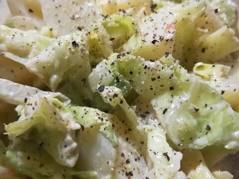 じゃがいもとキャベツの温野菜サラダ